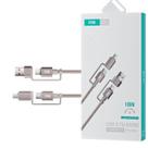 Cabo De Carregamento Transferência De Dados FAM FCA-2205 USB C USB A Lightning E 4 Em 1 1.2M Cabo De Carregamento Transferência De Dados FAM FCA-2205 USB C USB A Lightning E 4 Em 1 1.2M
