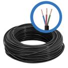 Cabo de comando preto 3x1,0 mm 100 metros