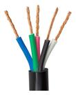 Cabo de comando preto 5x2,50 mm 25 metros Cabo de comando preto 5x2,50 mm 25 metros