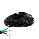 Cabo de comando preto 5x2,50 mm 50 metros