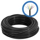 Cabo de comando preto 6x0,50 mm 50 metros Cabo de comando preto 6x0,50 mm 50 metros