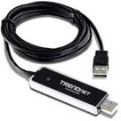 Cabo de compartilhamento PC-PC de alta velocidade TRENDNET TU2-PCLINK