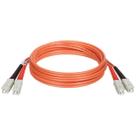 Cabo de conexão de fibra Tripp Lite Duplex Multimodo 62,5/125 SC/SC Cabo de conexão de fibra Tripp Lite Duplex Multimodo 62,5/125 SC/SC