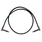 Cabo de conexão Ernie Ball Flat Ribbon 24 cm preto (P06228)
