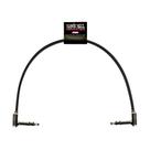 Cabo de conexão Ernie Ball Flat Ribbon Stereo 30 cm preto