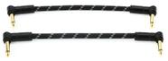 Cabo de conexão Fender Deluxe Series Angle/Angle Black Tweed 15 cm