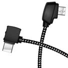 Cabo de controle remoto Hanatora Micro USB-C 9,3 cm