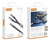 Cabo De Dados 2 Em 1 Tipo-c 65w + Lightning 30w Gold Pro Cb34 1 Metro