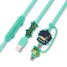 Cabo de dados GENSHIN IMPACT Natlan Multicolor Pixel Series
