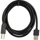 Cabo de Dados - pedaleira - interface USB 2.0 A Macho + B Macho Fortrek SBI-101 1,8m FK 403C