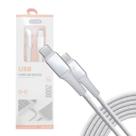 Cabo de Dados Reforçado Tipo-C Para Tipo-C 2 Metros Nylon Trançado MD-13172