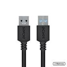 Cabo De Dados Usb A 3.0 Macho Para Usb A 3.0 Macho 28awg Puro Cobre 2 Metros - Puam3-2 Cabo De Dados Usb A 3.0 Macho Para Usb A 3.0 Macho 28awg Puro Cobre 2 Metros - Puam3-2