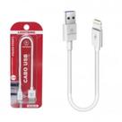Cabo de dados USB + Iphone 3.1A 30 centímetros KA-321-5G - Kapbom