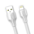 Cabo de dados usb lightning pvc 1m branco kafei - kildcbl008