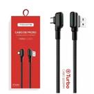 Cabo de dados usb para v8 turbo 90 graus 1.2m 5v 3.0a - tomate tc-208m Cabo de dados usb para v8 turbo 90 graus 1.2m 5v 3.0a - tomate tc-208m