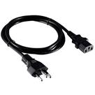 Cabo De Energia Força Tripolar 250v/10a 1.5m Para Monitor Fonte PC TV LE24