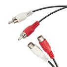 Cabo de extensão AV TENINYU 2RCA macho para fêmea 1,8 m