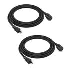 Cabo de extensão Belllights, pacote com 2, 2,4 m, externo, 16 AWG, Heavy Duty