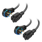 Cabo de extensão Cable Matters 16 AWG 360, giratório de 3 pés, pacote com 2