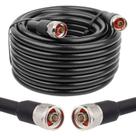 Cabo de extensão coaxial MOOKEERF KMR400 N macho para N macho 35 pés