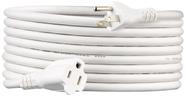 Cabo de extensão de alimentação Amazon Basics 15 pés 13A 125V branco