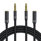 Cabo de extensão de fone de ouvido Jeselry 3,5 mm 1,2 m macho para fêmea Cabo de extensão de fone de ouvido Jeselry 3,5 mm 1,2 m macho para fêmea