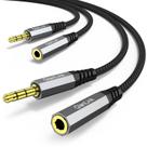 Cabo de extensão de fone de ouvido QianLink 3,5 mm macho para fêmea, pacote com 2