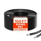Cabo de extensão de painel solar VEVOR 100FT 10AWG 6mm² IP67