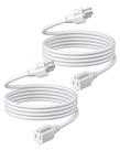 Cabo de extensão DEWENWILS 6 pés 16 AWG SJTW à prova de intempéries, pacote com 2