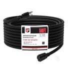 Cabo de extensão EP 15A 1875W 12 AWG 50 pés ao ar livre UL SJTW