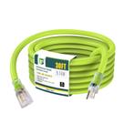 Cabo de extensão EP 30 pés iluminado ao ar livre 10/3 SJTW 15A 125V
