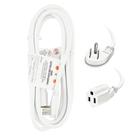 Cabo de extensão EP 3m, 16 AWG, 3 pinos, aterrado, branco