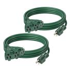 Cabo de extensão externo BN-LINK, pacote com 2 saídas, 3 m, 125 V Cabo de extensão externo BN-LINK, pacote com 2 saídas, 3 m, 125 V