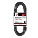 Cabo de extensão externo EP 10 pés 12/3 SJTW Heavy Duty Black