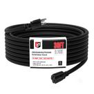 Cabo de extensão externo EP 30 pés 12/3 SJTW Heavy Duty Black