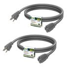 Cabo de extensão externo EP 6 pés 16/3 SJTW 13A 1625W à prova d'água Cabo de extensão externo EP 6 pés 16/3 SJTW 13A 1625W à prova d'água