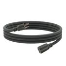 Cabo de extensão externo EP 8 pés 12/3 SJTW 15A 125V cinza