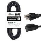 Cabo de extensão externo HONDERSON 10 pés 16/3 SJTW 125V 1625W
