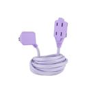 Cabo de extensão Globe Electric Designer Series 9 pés roxo Cabo de extensão Globe Electric Designer Series 9 pés roxo