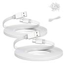 Cabo de extensão Itramax Wyze Cam V4 de 20 pés (pacote com 2) USB para Micro USB