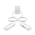 Cabo de extensão Kakahigh Split 3m com 4 tomadas AC e 5 portas USB