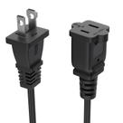 Cabo de extensão LBSC 15 pés/4,5 m 2 pinos 125V 10A macho para fêmea Cabo de extensão LBSC 15 pés/4,5 m 2 pinos 125V 10A macho para fêmea