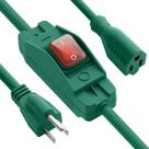 Cabo de extensão Makevivi Outdoor Waterproof 35 pés com interruptor