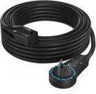 Cabo de extensão Maximm 360, plugue plano giratório de 7,6 m 16 AWG