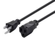 Cabo de extensão Monoprice de 3 pinos NEMA 5-15P para NEMA 5-15R