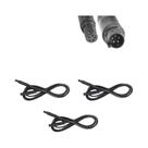 Cabo De Extensão Para Câmera DVR Automotiva 2M, Conector De 4 E 5 Pinos Macho Para Fêmea, Cabo Para Cabo De Extensão Para Câmera DVR Automotiva 2M, Conector De 4 E 5 Pinos Macho Para Fêmea, Cabo Para