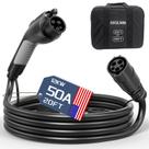 Cabo de extensão para carregador de veículo elétrico SEGUMA 6 m 50 A J1772 IP66 Cabo de extensão para carregador de veículo elétrico SEGUMA 6 m 50 A J1772 IP66