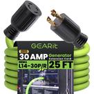 Cabo de extensão para gerador GEARit 7,5 kW 7,6 m 120/250 V Cabo de extensão para gerador GEARit 7,5 kW 7,6 m 120/250 V