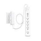 Cabo de extensão plano Power Strip de 6 pés com tampa de saída NUTICT Cabo de extensão plano Power Strip de 6 pés com tampa de saída NUTICT