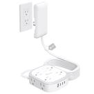 Cabo de extensão plano Power Strip NUTICT 8 tomadas 3 USB-C 1 USB-A Cabo de extensão plano Power Strip NUTICT 8 tomadas 3 USB-C 1 USB-A